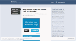 Desktop Screenshot of fincooper.wordpress.com