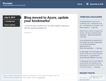 Tablet Screenshot of fincooper.wordpress.com