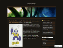 Tablet Screenshot of denguedesign.wordpress.com