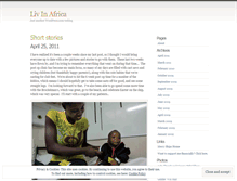 Tablet Screenshot of livinafrica.wordpress.com