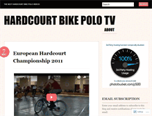 Tablet Screenshot of bikepolotv.wordpress.com