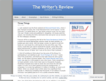 Tablet Screenshot of dkfwriting.wordpress.com