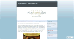Desktop Screenshot of 222marylebone.wordpress.com