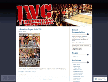 Tablet Screenshot of iwcwrestling.wordpress.com