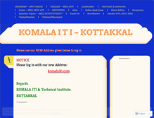 Tablet Screenshot of komalaitc.wordpress.com