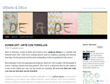 Tablet Screenshot of detailsanddeco.wordpress.com
