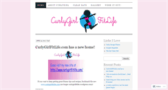 Desktop Screenshot of curlygirlfitlife.wordpress.com