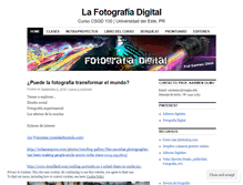 Tablet Screenshot of lafotografiadigital.wordpress.com