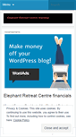 Mobile Screenshot of elephantretreatcentrewarning.wordpress.com