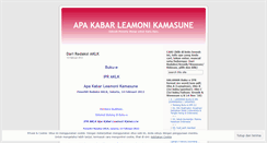 Desktop Screenshot of kariuxapakabar.wordpress.com