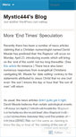Mobile Screenshot of mystic444.wordpress.com