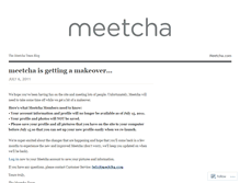 Tablet Screenshot of meetcha.wordpress.com
