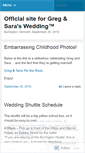 Mobile Screenshot of gregandsara4ever.wordpress.com