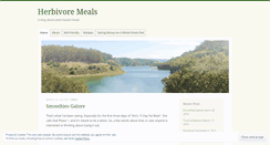 Desktop Screenshot of herbivoremeals.wordpress.com