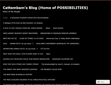 Tablet Screenshot of cattembam.wordpress.com