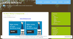 Desktop Screenshot of portoflat.wordpress.com