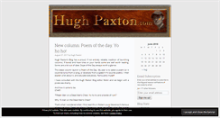 Desktop Screenshot of hughpaxton.wordpress.com