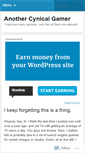 Mobile Screenshot of cynicwithagamepad.wordpress.com