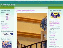 Tablet Screenshot of aalibrary.wordpress.com