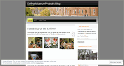 Desktop Screenshot of geffrymuseumproject.wordpress.com