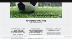 Desktop Screenshot of footballforfuture.wordpress.com