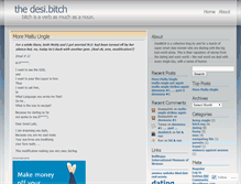 Tablet Screenshot of desibitch.wordpress.com