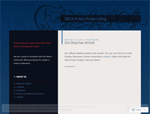 Tablet Screenshot of gelaprison.wordpress.com