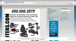 Desktop Screenshot of espanolscooters.wordpress.com