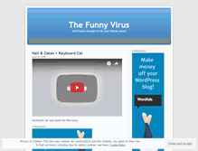 Tablet Screenshot of funnyvirus.wordpress.com