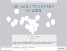 Tablet Screenshot of eatthissoup.wordpress.com