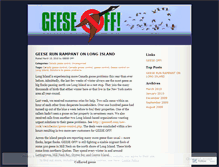 Tablet Screenshot of geeseoff.wordpress.com