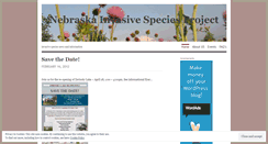 Desktop Screenshot of nebraskainvasivespeciesproject.wordpress.com