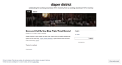 Desktop Screenshot of diaperdistrict.wordpress.com