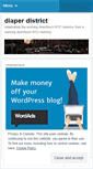 Mobile Screenshot of diaperdistrict.wordpress.com