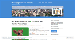 Desktop Screenshot of girlgeekwinnipeg.wordpress.com