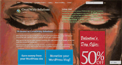 Desktop Screenshot of creatiwittysolutions.wordpress.com