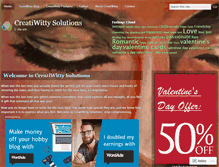 Tablet Screenshot of creatiwittysolutions.wordpress.com