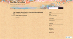 Desktop Screenshot of 2smblcanaries.wordpress.com