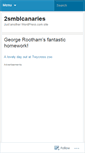 Mobile Screenshot of 2smblcanaries.wordpress.com
