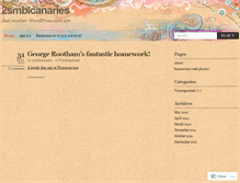 Tablet Screenshot of 2smblcanaries.wordpress.com