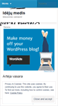 Mobile Screenshot of idejumedis.wordpress.com