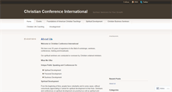 Desktop Screenshot of conferenceinternational.wordpress.com