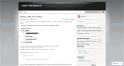 Desktop Screenshot of anantm.wordpress.com