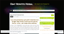 Desktop Screenshot of obatherbalhepatitis12.wordpress.com