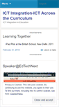 Mobile Screenshot of ictintegration2006.wordpress.com