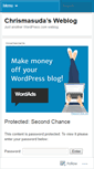 Mobile Screenshot of chrismasuda.wordpress.com