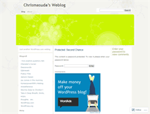 Tablet Screenshot of chrismasuda.wordpress.com