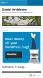 Mobile Screenshot of danielarvidsson.wordpress.com