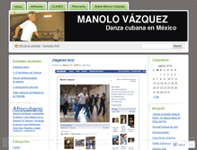 Tablet Screenshot of manolovazquez.wordpress.com