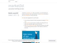 Tablet Screenshot of market3d.wordpress.com